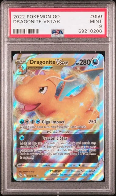 2022 Pokemon Go Dragonite Vstar #050 card image
