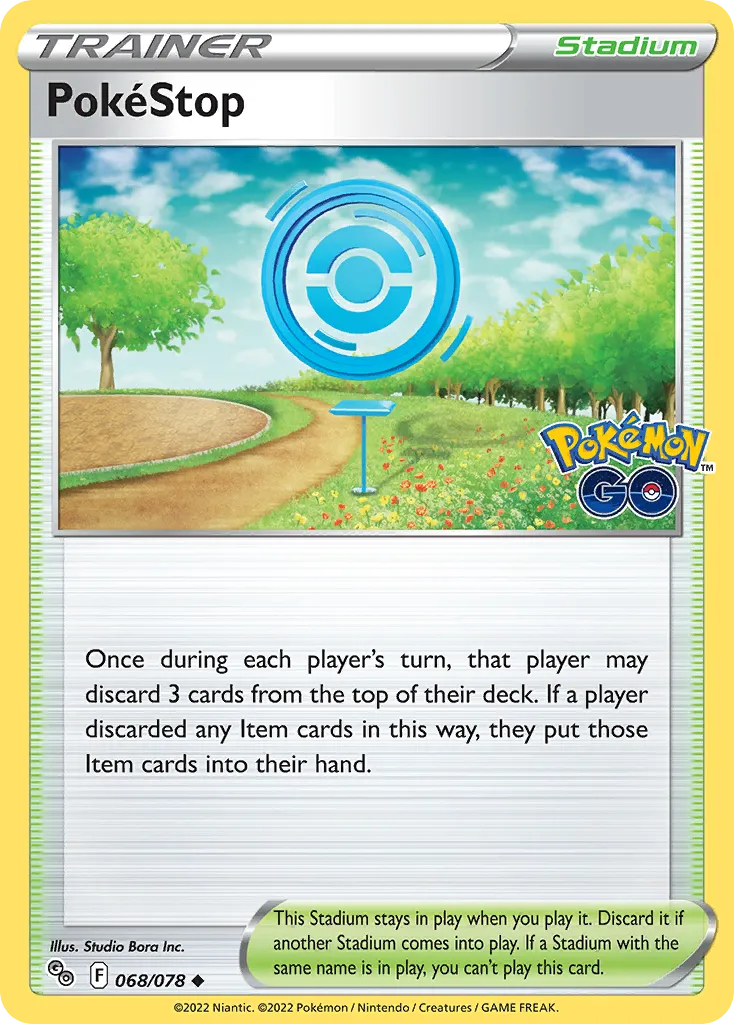 2022 Pokémon GO PokéStop Uncommon #68/78 Uncommon card image
