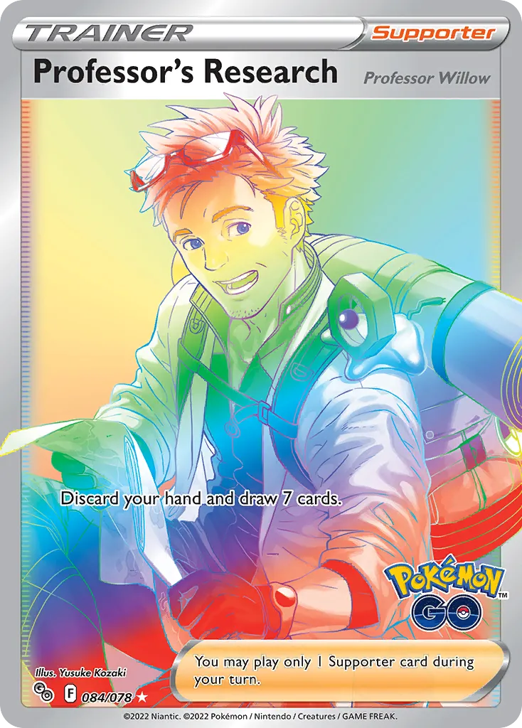 2022 Pokémon GO Professor's Research Rare Ultra #78/78 Rare Ultra card image