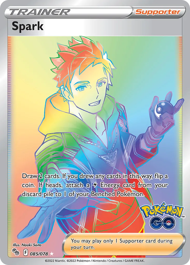 2022 Pokémon GO Spark Uncommon #70/78 Uncommon card image