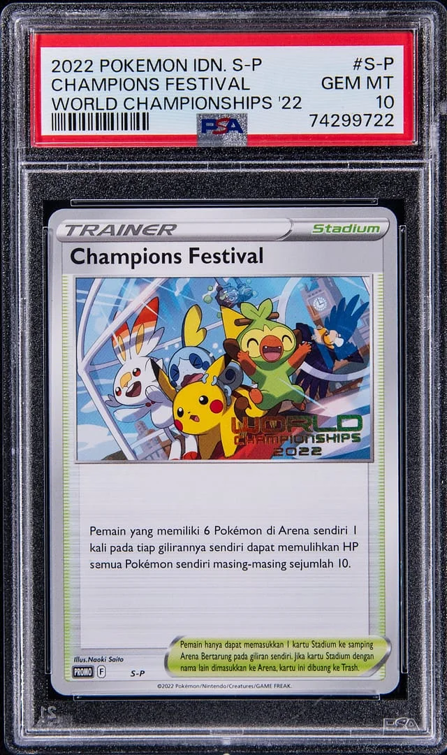 2022 Pokemon Indonesian S-P World Championships '22 Champions Festival #S-P card image