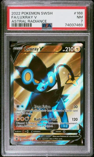 2022 Pokemon Sword And Shield Astral Radiance Full Art Luxray V #168 card image