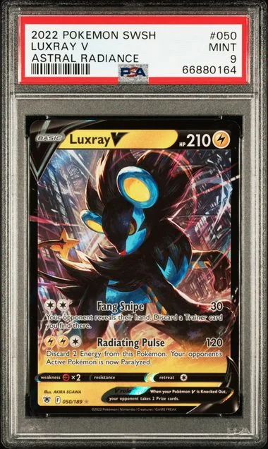 2022 Pokemon Sword and Shield Astral Radiance Luxray V #050 card image