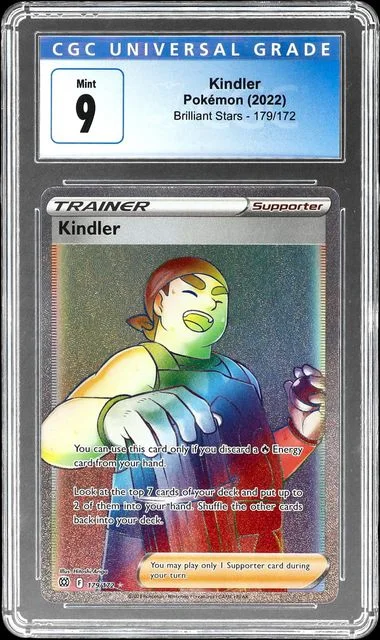 2022 Pokemon Sword And Shield Brilliant Stars Secret Full Art/Kindler #179 card image