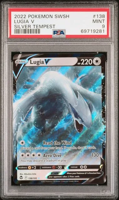 2022 Pokemon Sword And Shield Silver Tempest Lugia V #138 card image