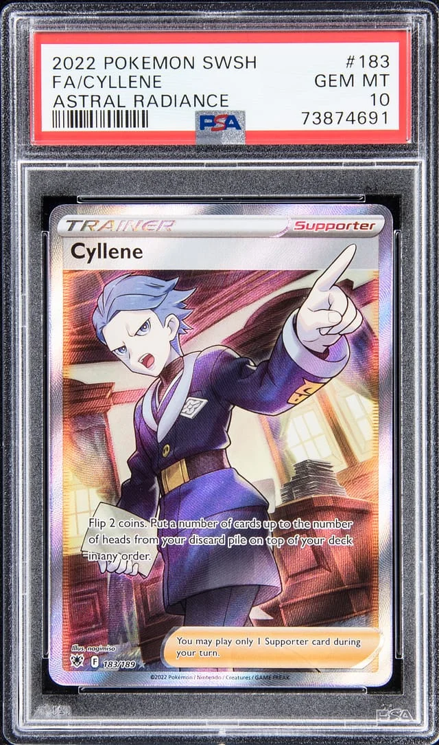 2022 Pokemon Sword & Shield Astral Radiance FA/Cyllene #183 card image