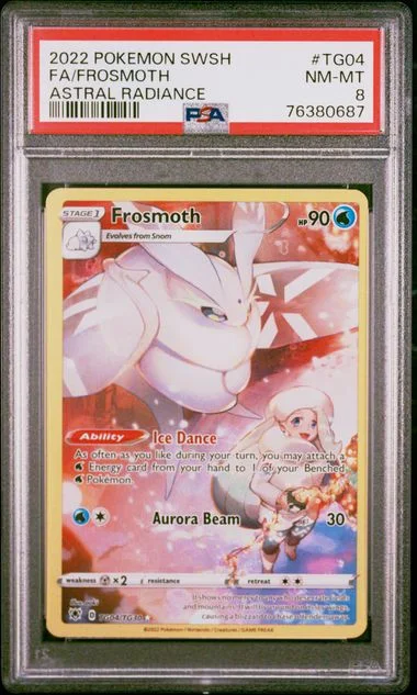 2022 Pokemon Sword & Shield Astral Radiance Full Art Frosmoth #TG04 card image