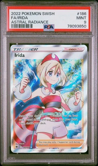 2022 Pokemon Sword & Shield Astral Radiance Full Art/Irida #186 card image