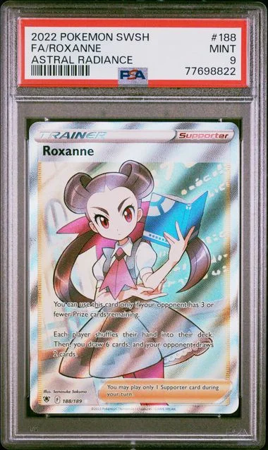 2022 Pokemon Sword & Shield Astral Radiance Full Art/Roxanne #188 card image