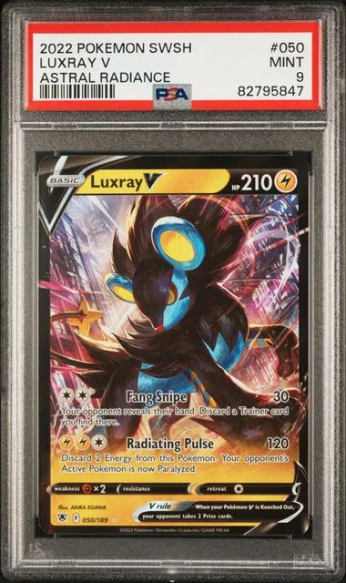 2022 Pokemon Sword & Shield Astral Radiance Luxray V #050 card image