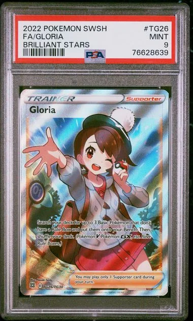 2022 Pokemon Sword & Shield Brilliant Stars Full Art/Gloria #Tg26 card image