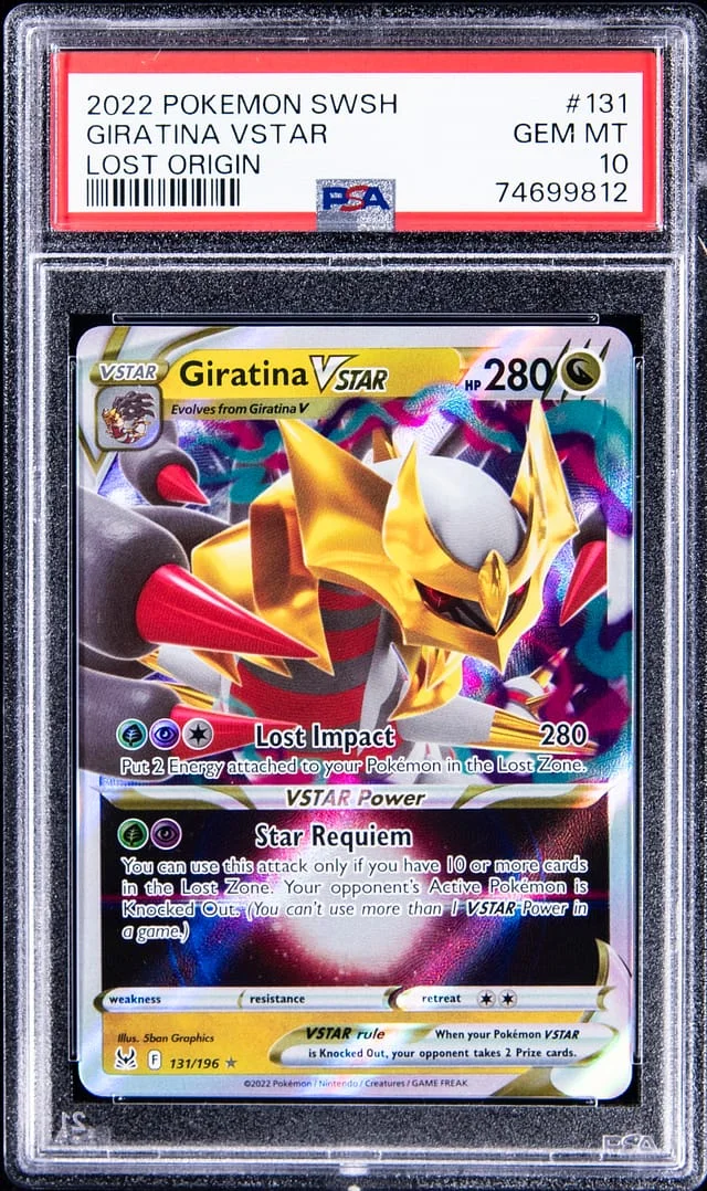 2022 Pokemon Sword & Shield Lost Origin Giratina VSTAR #131 card image