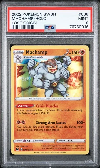 2022 Pokemon Sword & Shield Lost Origin Machamp-Holo #088 card image