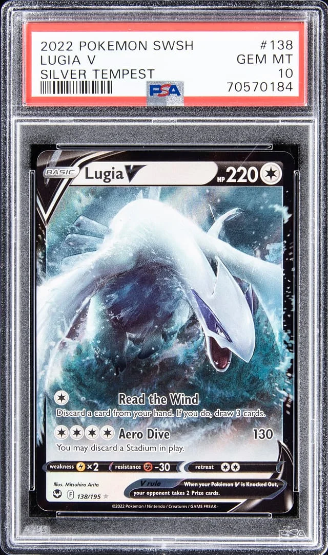 2022 Pokemon Sword & Shield Rare Holofoil Lugia V #138 card image
