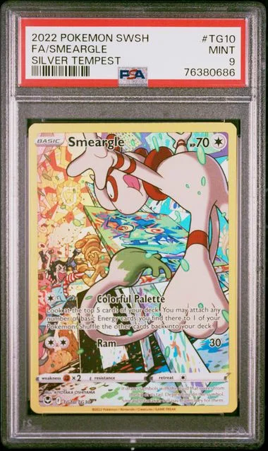 2022 Pokemon Sword & Shield Silver Tempest Full Art/Smeargle #Tg10 card image
