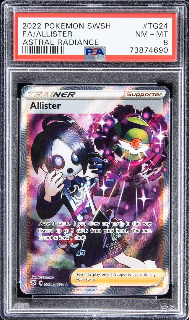 2022 Pokemon Swsh Astral Radiance Allister #TG24 card image
