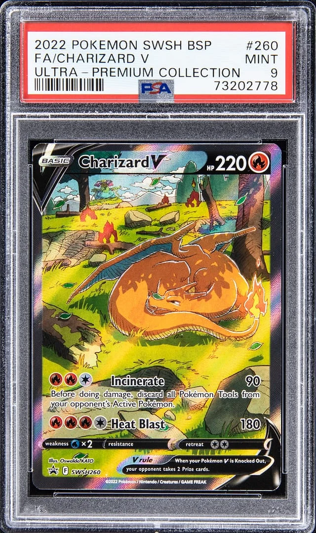 2022 Pokemon Swsh BSP Ultra - Premium Collection Charizard V #260 card image