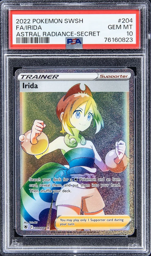 2022 Pokemon Swsh Full Art Astral Radiance - Secret Irida #204 card image