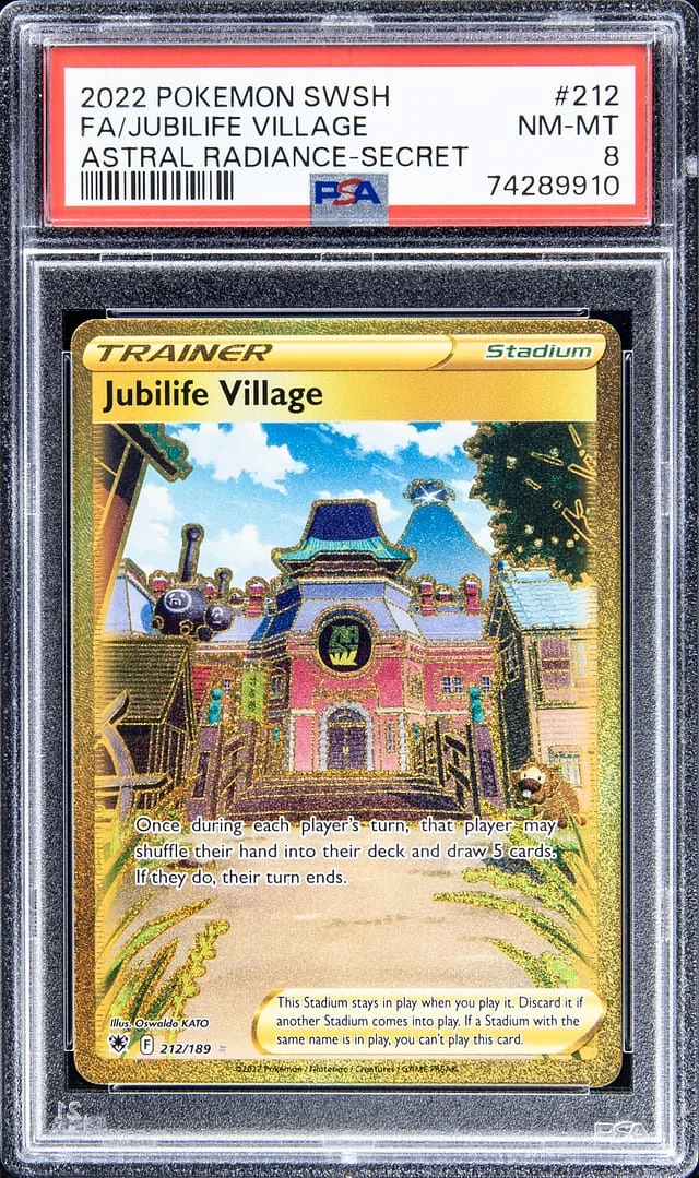 2022 Pokemon Swsh Full Art Astral Radiance - Secret Jubilife Village #212 card image