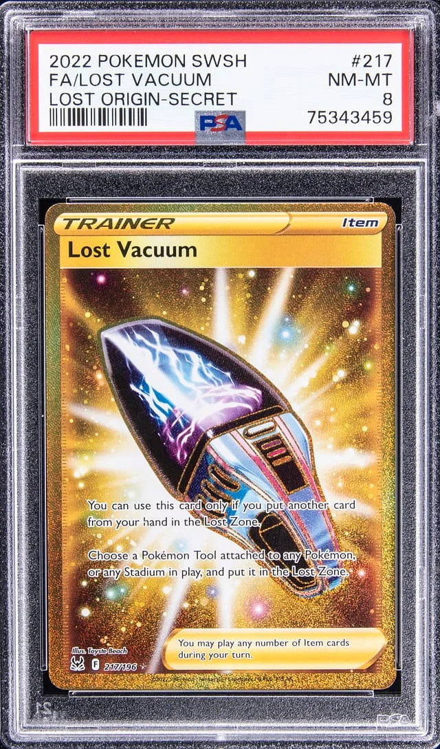 2022 Pokemon Swsh Full Art - Lost Origin - Secret Lost Vacuum #217 card image
