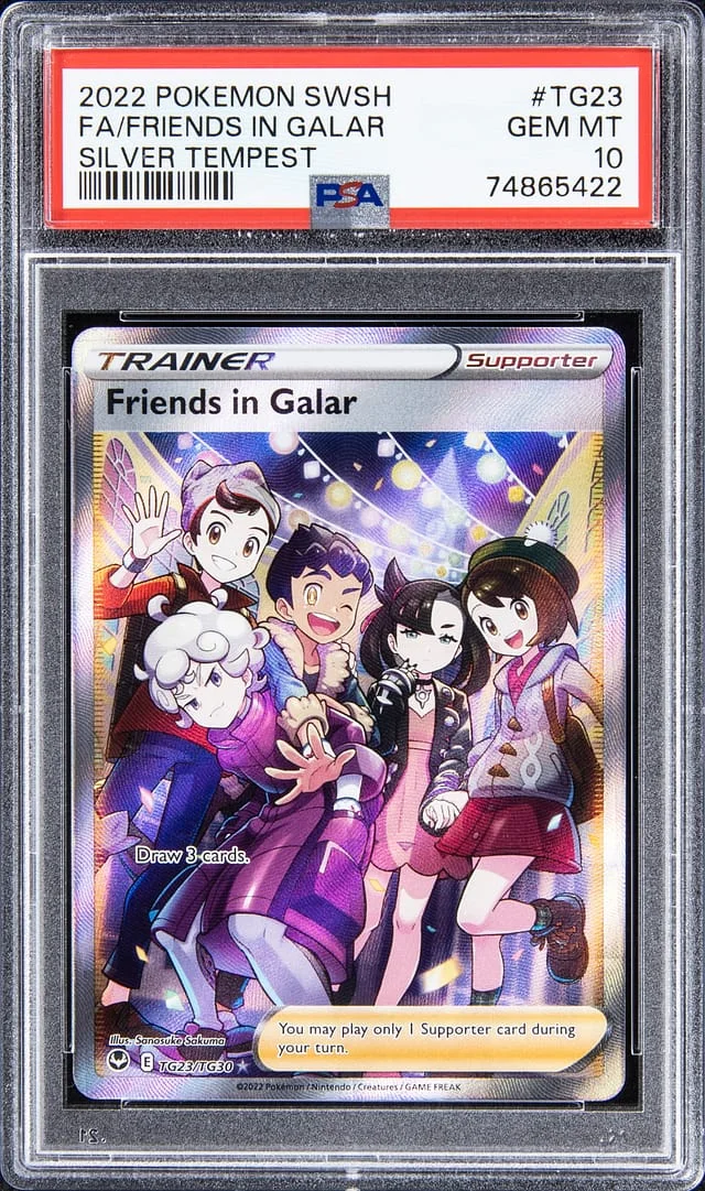 2022 Pokemon Swsh Full Art Silver Tempest Friends in Galar #TG23 card image