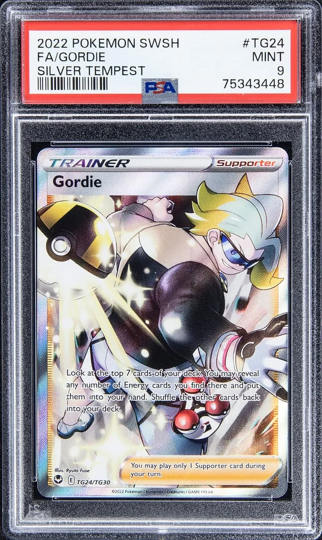 2022 Pokemon Swsh Full Art Silver Tempest Gordie #TG24 card image