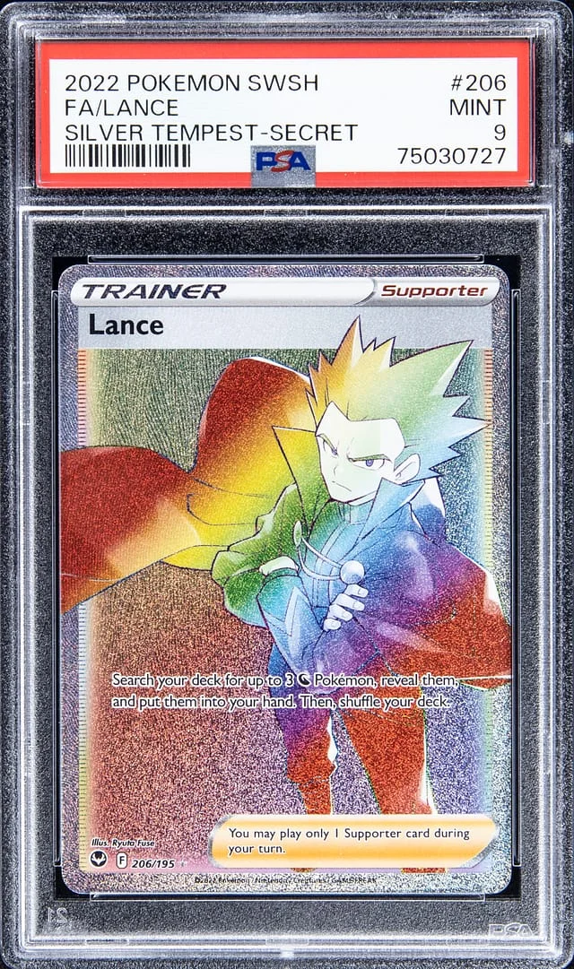 2022 Pokemon Swsh Full Art Silver Tempest - Secret Lance #206 card image