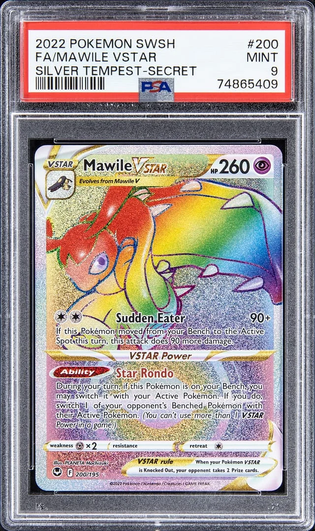 2022 Pokemon Swsh Full Art Silver Tempest - Secret Mawhile VSTAR #200 card image