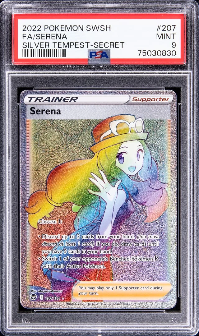 2022 Pokemon Swsh Full Art Silver Tempest - Secret Serena #207 card image