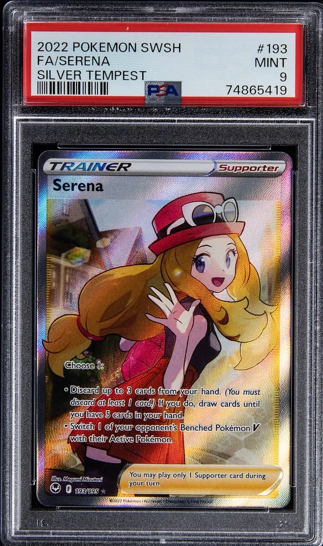 2022 Pokemon Swsh Full Art Silver Tempest Serena #193 card image