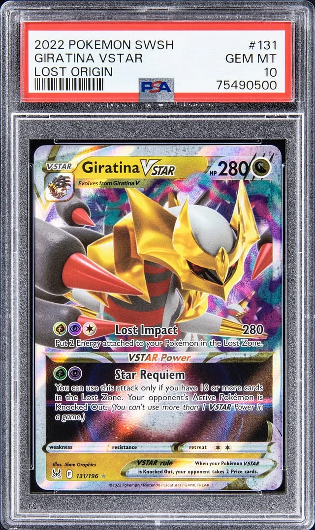 2022 Pokemon Swsh Lost Origin Giratina VSTAR #131 card image