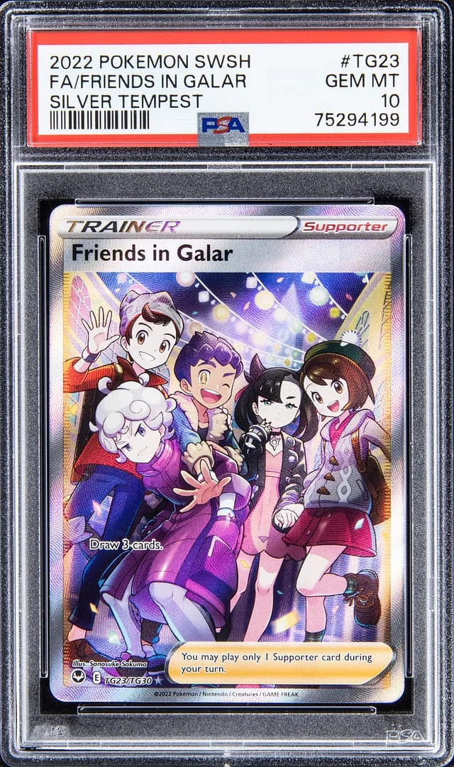 2022 Pokemon Swsh Silver Tempest FA/Friends In Galar #TG23 card image