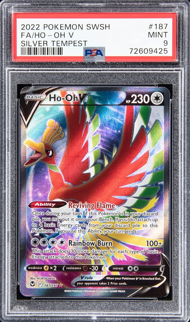 2022 Pokemon Swsh Silver Tempest Ho - Oh V #187 card image