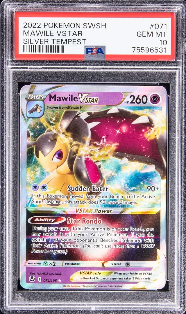 2022 Pokemon Swsh Silver Tempest Mawhile VSTAR #071 card image