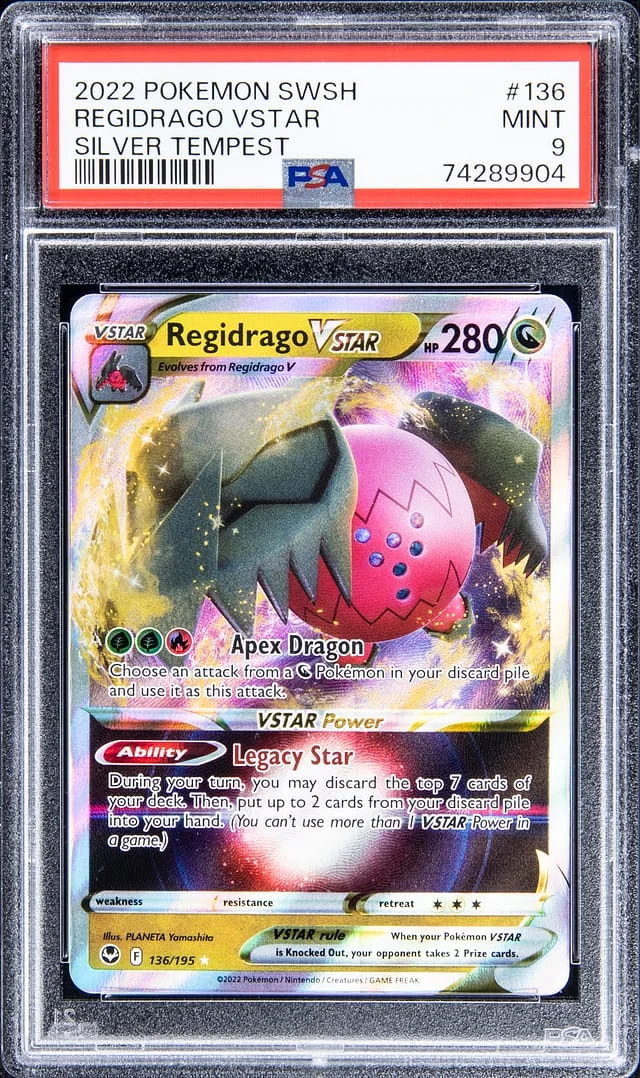 2022 Pokemon Swsh Silver Tempest Regigigas VSTAR #136 card image
