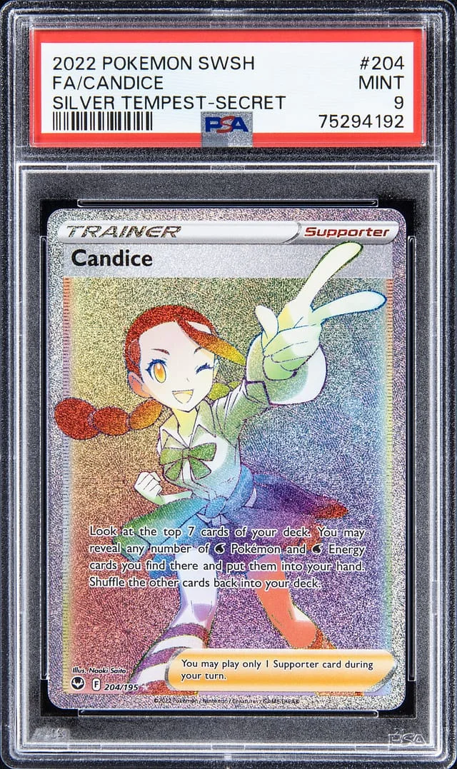 2022 Pokemon SWSH Silver Tempest - Secret Candice #204 card image