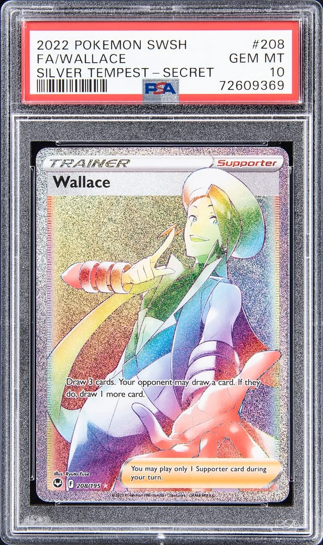 2022 Pokemon Swsh Silver Tempest - Secret Wallace #208 card image
