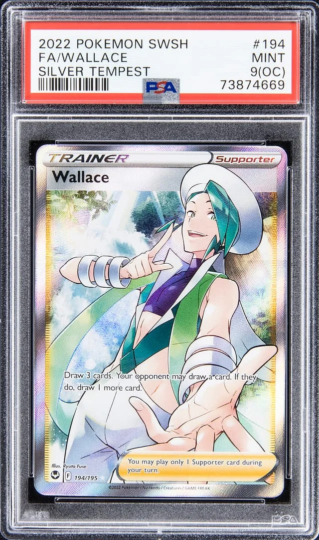 2022 Pokemon Swsh Silver Tempest Wallace #194 card image