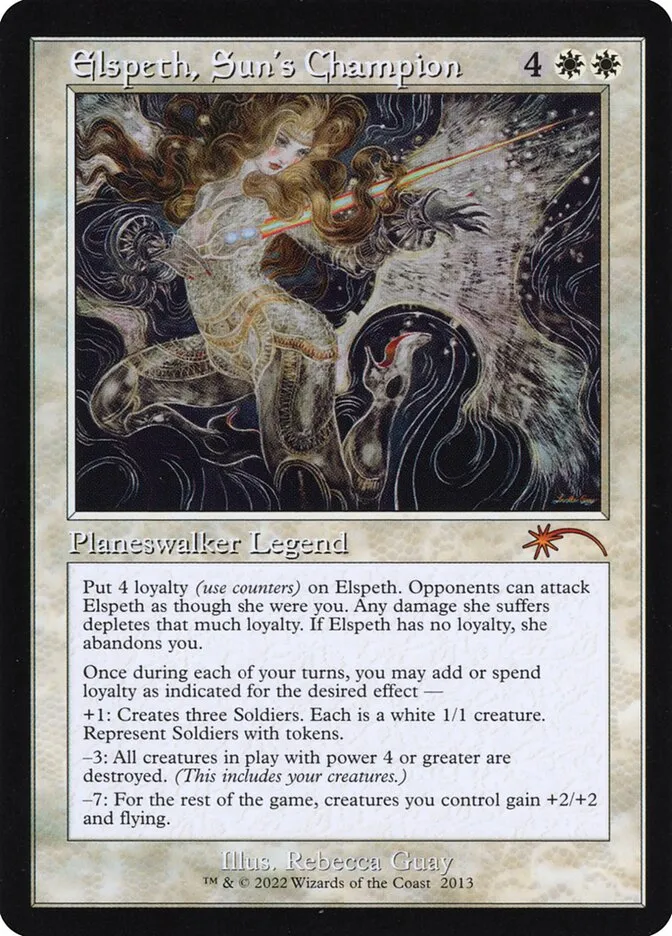 2022 Secret Lair 30th Anniversary Countdown Kit Elspeth, Sun's Champion mythic #2013 unlisted card image