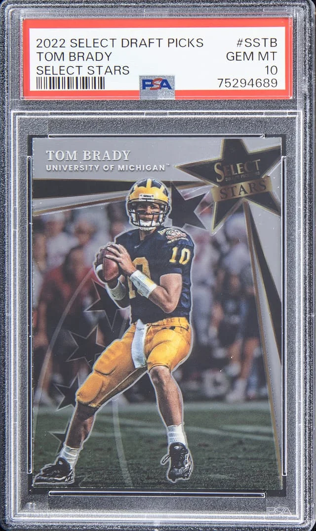 2022 Select Tom Brady Draft Picks Select Stars #SSTB card image