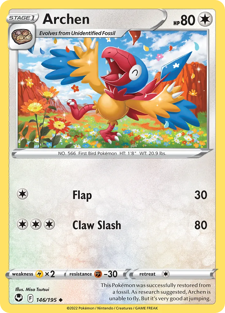 2022 Silver Tempest Archen Uncommon #146/195 Uncommon card image