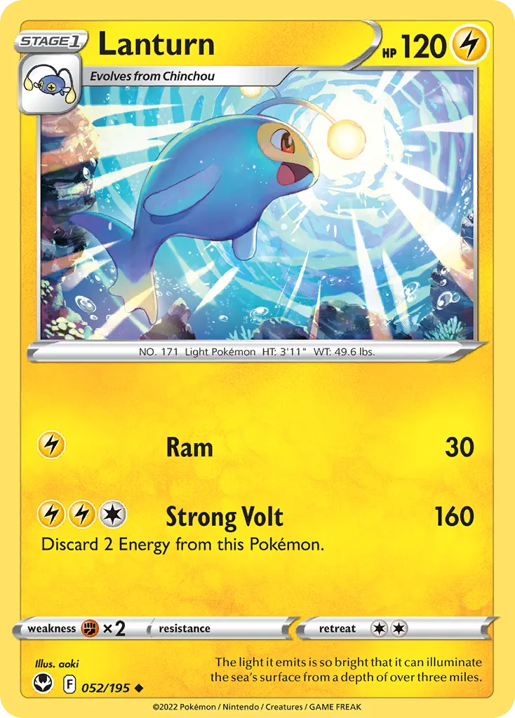 2022 Silver Tempest Lanturn Uncommon #052/195 Uncommon card image