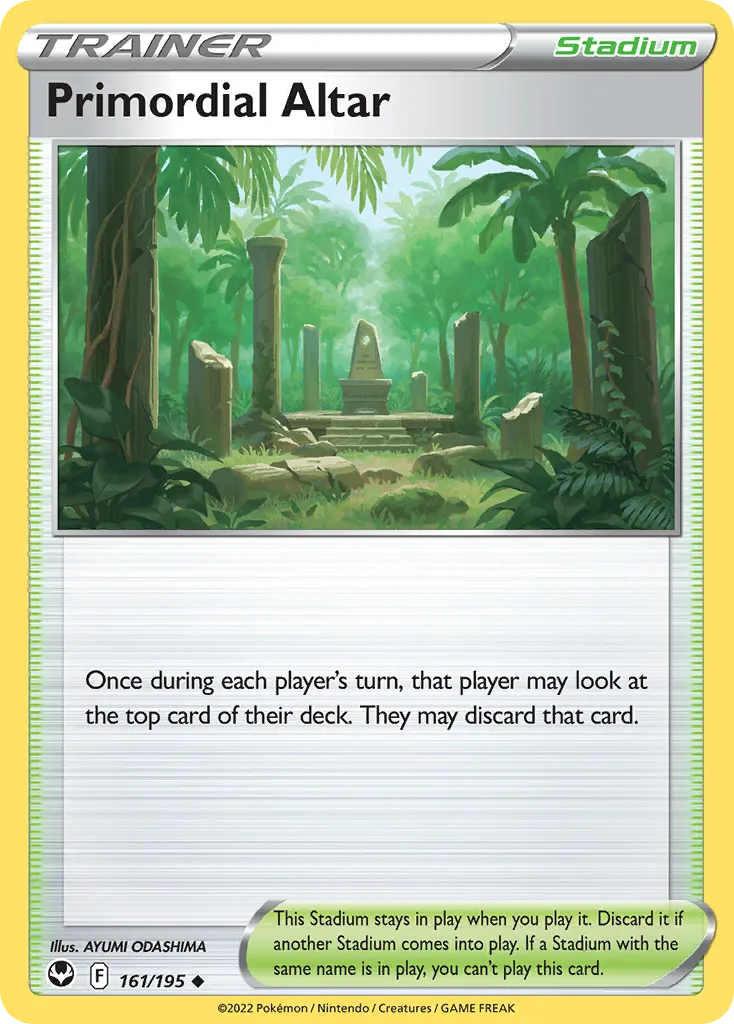 2022 Silver Tempest Primordial Altar #161/195 Uncommon card image