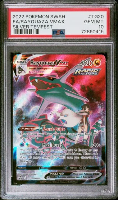 2022 Silver Tempest Rayquaza VMAX #TG20 Unlisted card image