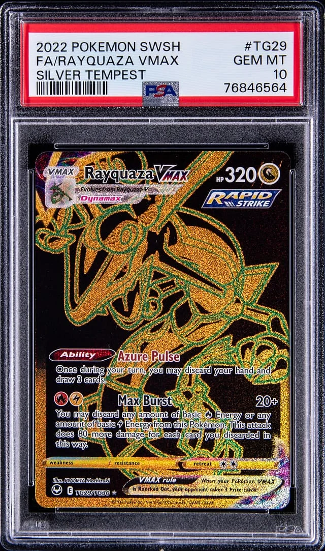2022 Silver Tempest Rayquaza VMAX #TG29 Unlisted card image