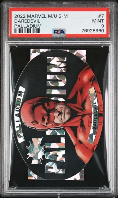 2022 SkyBox Daredevil Marvel Metal Universe Spider-Man Palladium #7 card image