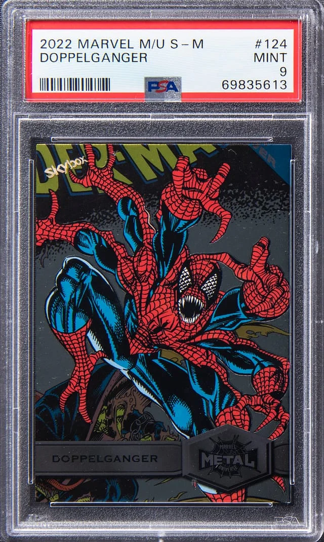 2022 SkyBox Doppelganger Marvel Metal Universe Spider-Man #124 card image