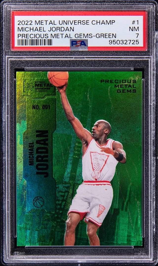 2022 SkyBox Metal Universe Champions Michael Jordan #1 card image