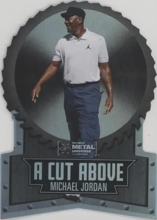 2022 SkyBox Metal Universe Champions Michael Jordan A Cut Above #ACA-1 card image