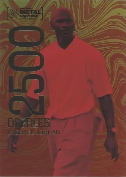 2022 SkyBox Metal Universe Champions Michael Jordan 2500 Degrees #D-1 card image